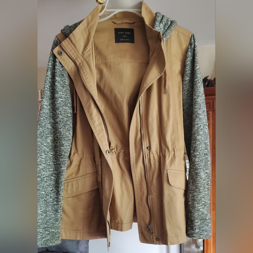 Women's Love Tree Beige Jacket